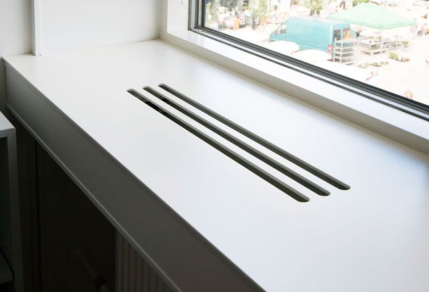 Lægeklinik vindueskarm