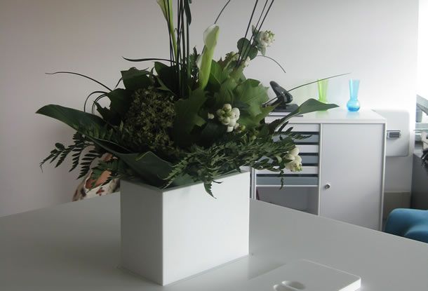 Chevron skranke detalje vase